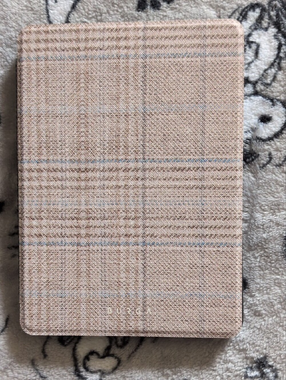 BURGA Kindle Case in Beige Plaid-New Never Used - Picture 3 of 5